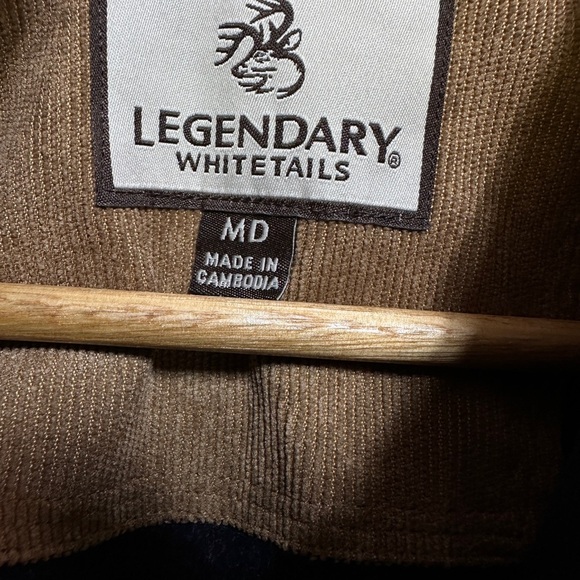 Legendary Whitetails Men’s Navy Cotton Flannel Style Button Up Shirt NWT Size M - Picture 5 of 6